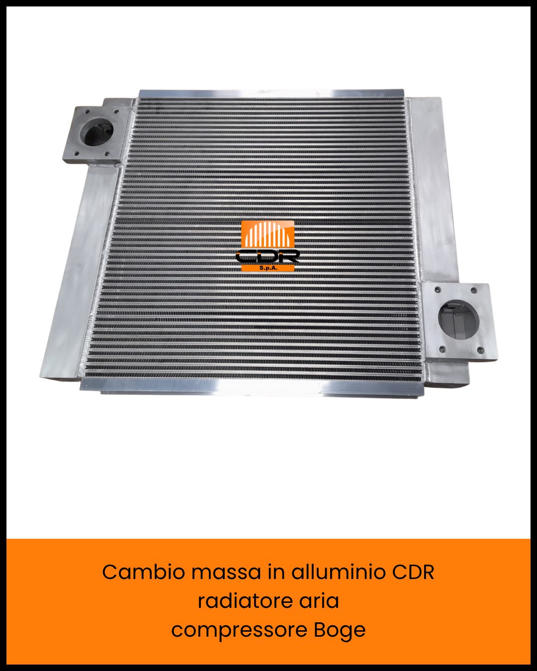 Cambio massa in alluminio CDR radiatore aria compressore Boge