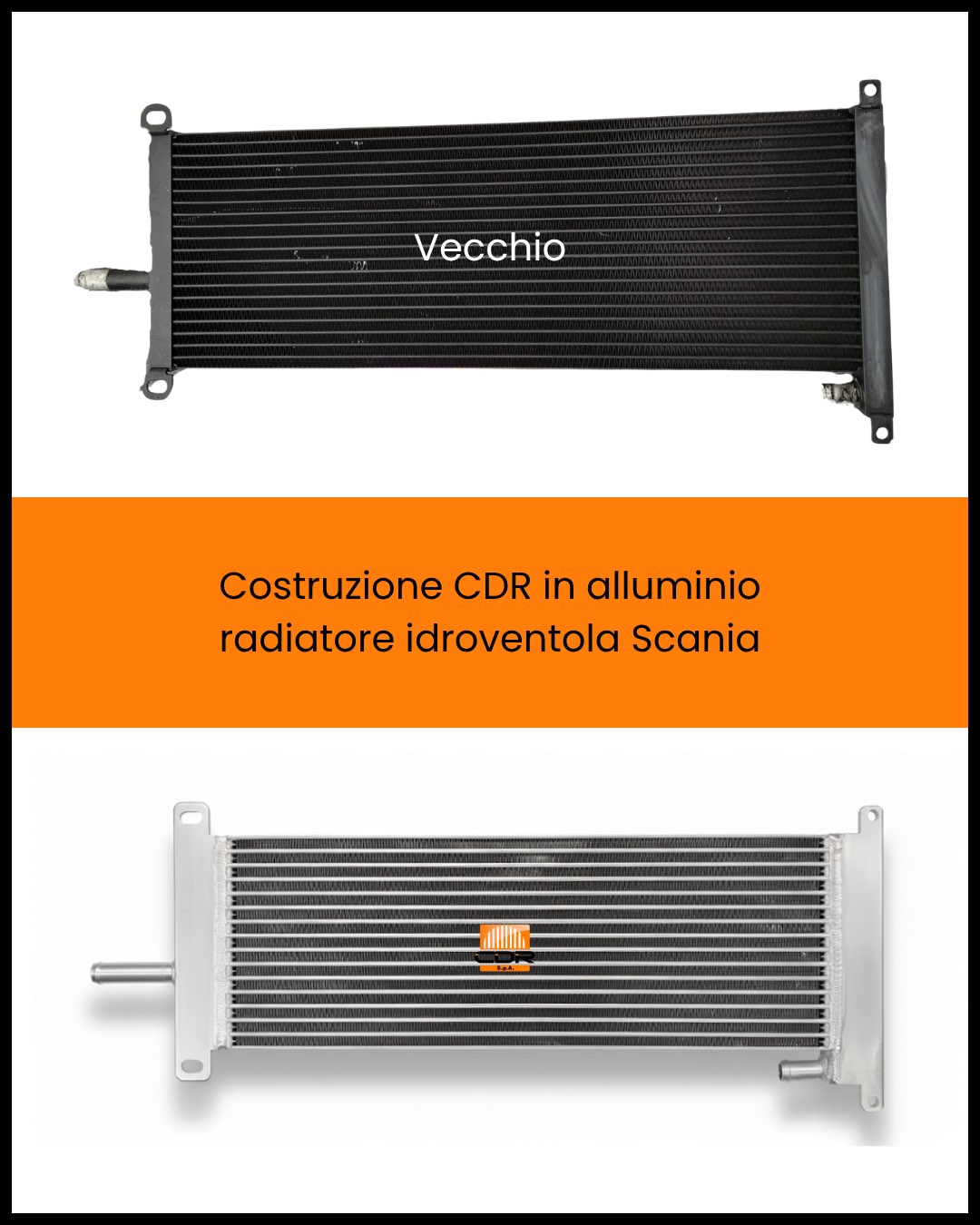 Costruzione CDR in alluminio radiatore idroventola Scania