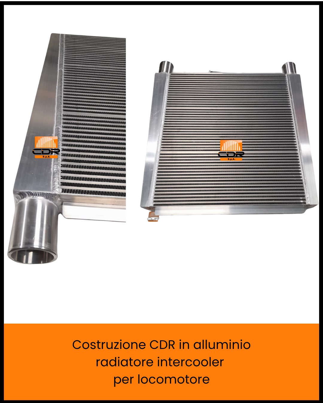 Costruzione CDR in alluminio radiatore intercooler per locomotore