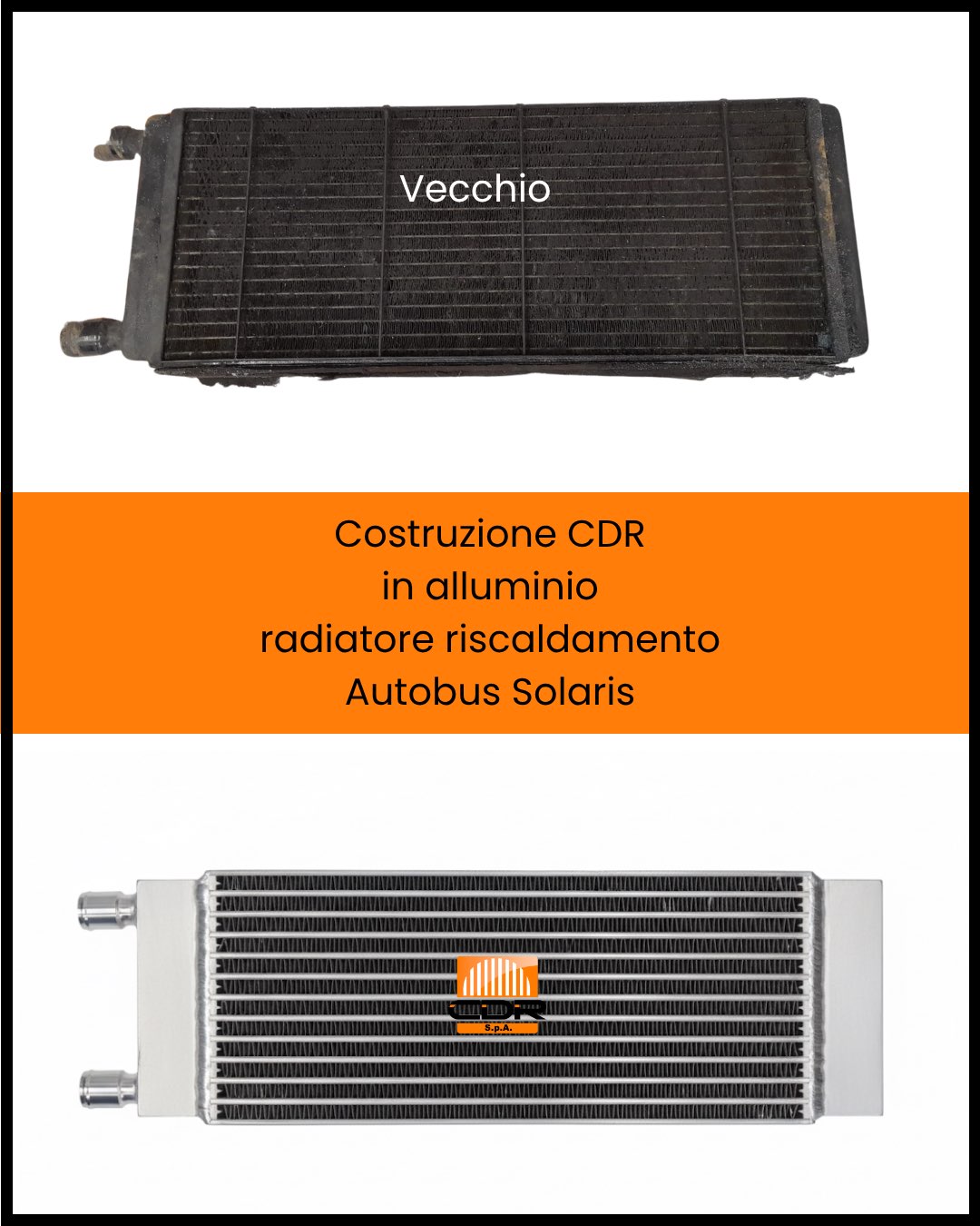 Costruzione CDR in alluminio radiatore riscaldamento Autobus Solaris