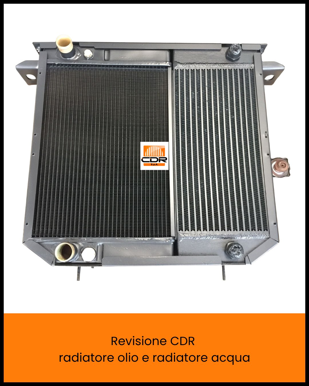 Revisione CDR radiatore olio e radiatore acqua