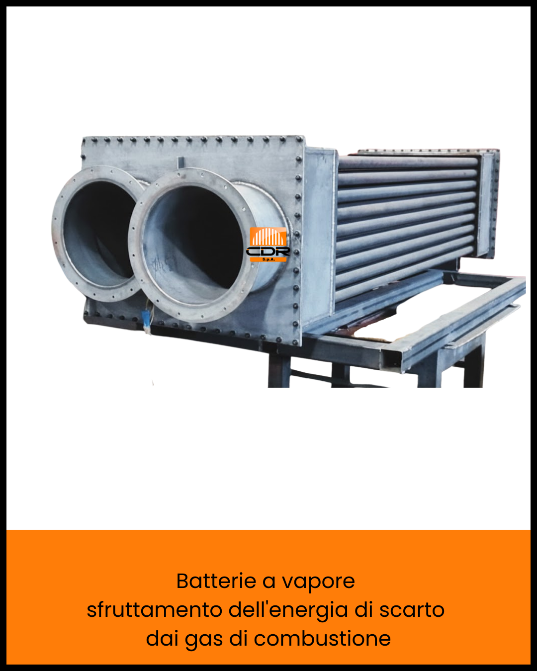 CDR Batterie a vapore sfruttamento dellenergia di scarto dai gas di combustione