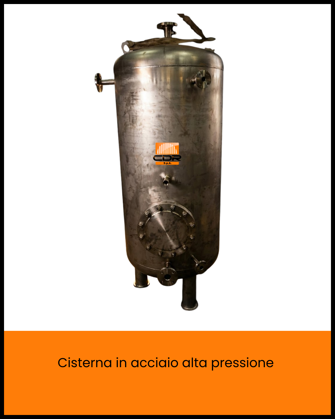 CDR Cisterna in acciaio alta pressione