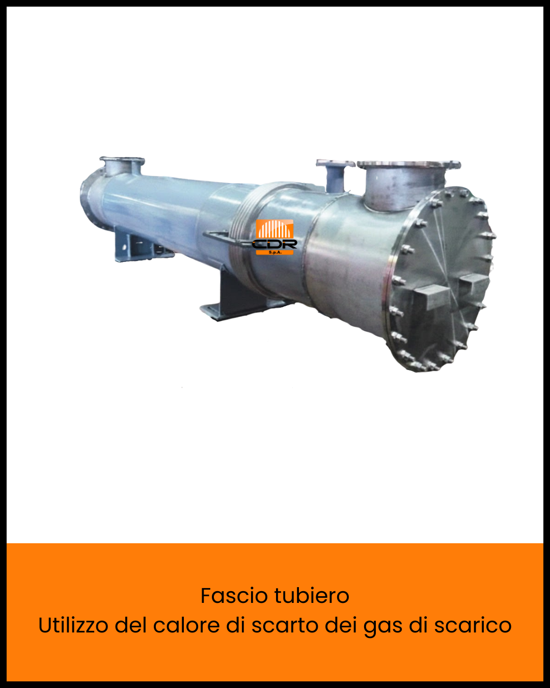 CDR Fascio tubiero Utilizzo del calore di scarto dei gas di scarico