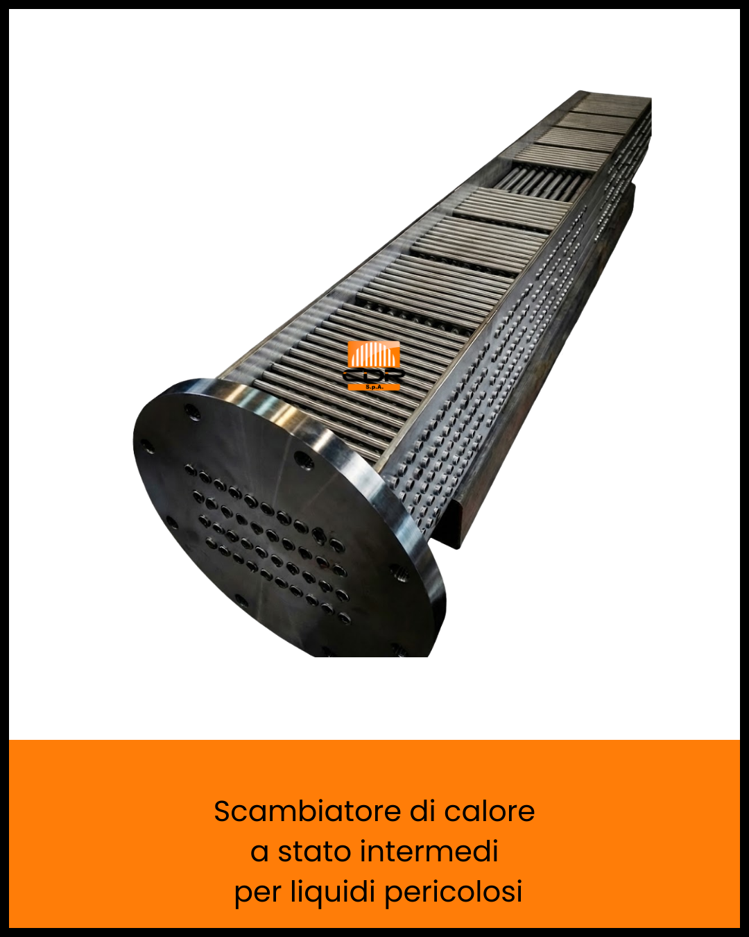 CDR Scambiatore di calore a stato intermedi per liquidi pericolosi