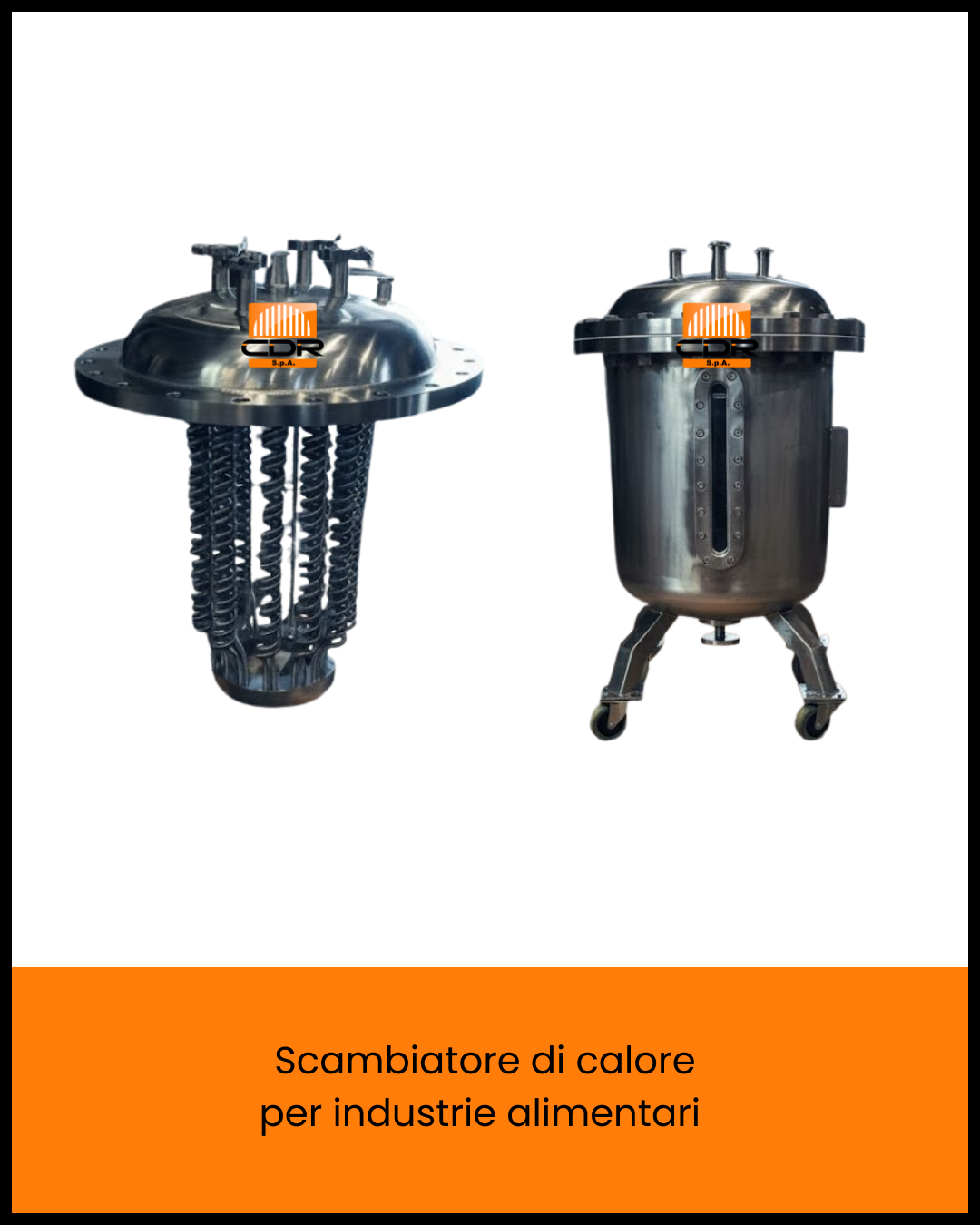 CDR Scambiatore di calore per industrie alimentari