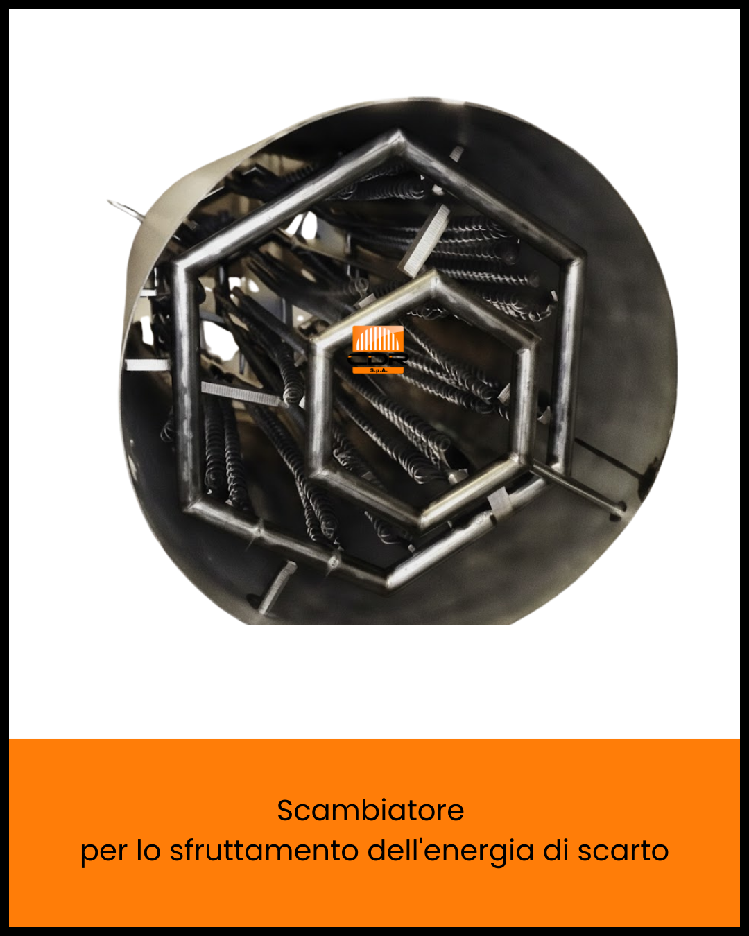 CDR Scambiatore per lo sfruttamento dellenergia di scarto