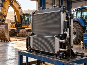 Radiatore per escavatore e trattore